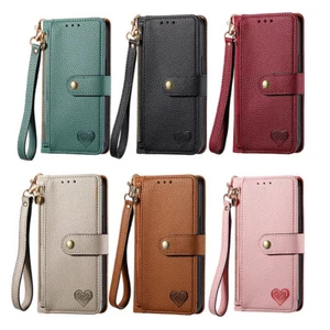 Leather Flip Case Wallet Stand Cover For TCL 505 - Picture 1 of 18