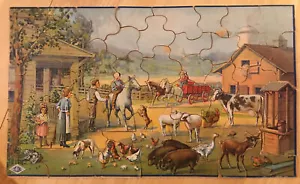 Vintage Barnyard Jigsaw Puzzle - no box - Picture 1 of 5
