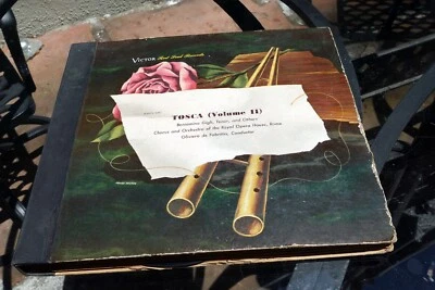 12" 78 RPM Record Set-(7)-Tosca Volume II-Puccini/Set DM-540/Gigli/Fabritiis - Image 1 of 4