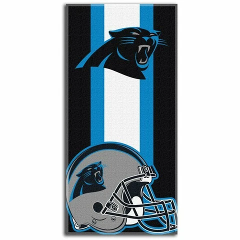 Northwest NFL Carolina Panthers Zone Read Beach Towel 30" x 60" Cover