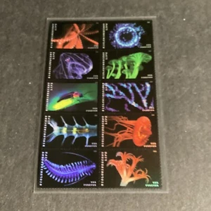 Scott#5264-73 Biolumineszenz Lebensblock mit 10 Briefmarken - MNH - 2018 - US - mit Montierung - Bild 1 von 1
