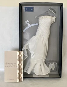 The Franklin Mint DIANA PEOPLE’S PRINCESS THE WHITE CHIFFON GOWN NIB - Picture 1 of 8