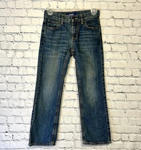 Old Navy Boys Loose fit Boot Cut Jeans- Sz 8 - Picture 1 of 8