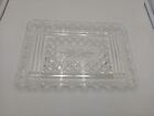 Cut Glass Vanity Tray Vintage, Large , Clear