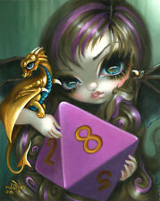 ART PRINT 8 Sided Dice Fairy Jasmine Becket-Griffith A4 ** Free Postage**
