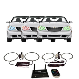 Kit de halo de faros RGB multicolor WIFI para Chrysler Sebring 08-10 - Imagen 1 de 6