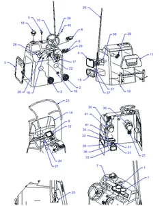 Boston Whaler 170 Dauntless console back rest cushion 2080263 - Picture 1 of 3
