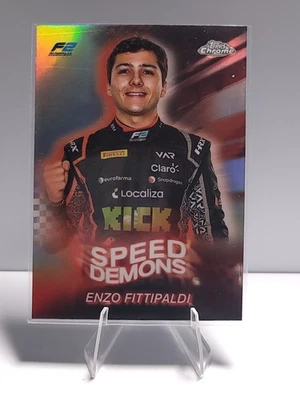 2024 Topps Chrome Formula 1 - Speed Demons Enzo Fittipaldi #SD-23 (RC) - Image 1 of 2