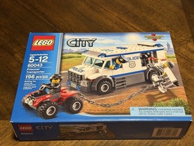 NEW SEALED! LEGO CITY 60043 PRISONER TRANSPORTER / POLICE / TRUCK / QUAD BIKE