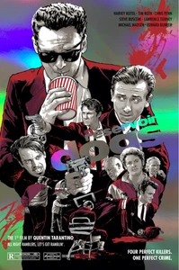 RESERVOIR PERROS FOIL VARIANTE SERIGRAFÍA POR JOSHUA BUDICH S/N #66/100 Mondo - Imagen 1 de 3