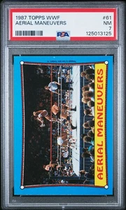 1987 TOPPS WWF CAN-AM CONNECTION AERIAL MANEUVERS #61 TRADING CARD | PSA 7 NM - Picture 1 of 4