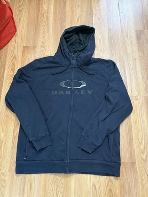 Sudadera con Capucha OAKLEY Para Hombre XLarge XL Calce Regular Cremallera Completa Negra Camuflaje Ejército Foto 1 de 4