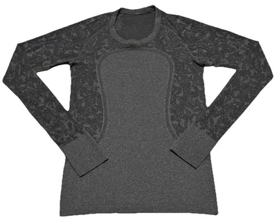 Camisa Lululemon Run Swiftly Tech Estampado Floral Manga Larga Agujeros para los Pulgares Para Mujer’s 8 Foto 1 de 4