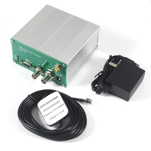 Square Wave GPS Disciplined Clock GPSDO + GPS Antenna Adapter 10MHZ Output New - Picture 1 of 8