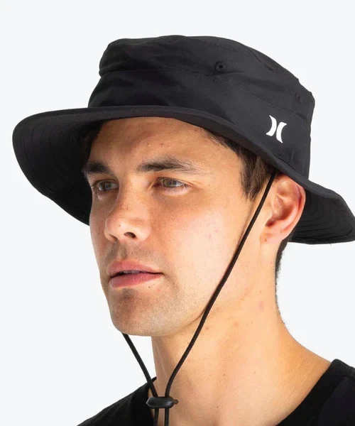 Men's Hurley Beach Ventilated Boonie Hat Size S/M BLACK