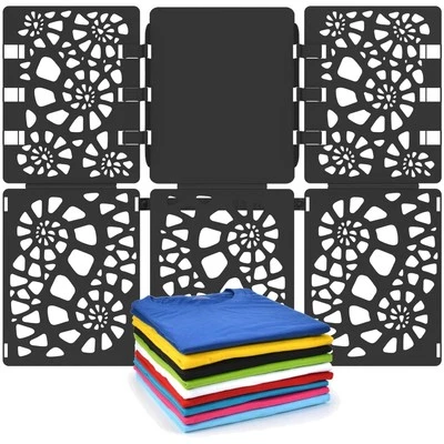 Faltbrett für T-Shirts – Schwarz, Platzsparend & Tragbar für die ganze Familie - Bild 1 von 4