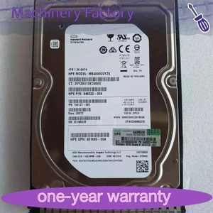 Nuevo disco duro HPE 846783-B21 847032-001 4 TB SATA 6G 7,2 K 3,5" LFF HDD - Imagen 1 de 3