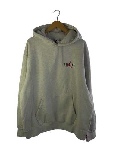 Felpa con cappuccio Supreme L cotone grigio FA240205STY usata