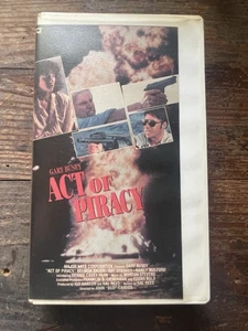 Act Of Piracy VHS Former Rental Hard Plastic Case - Picture 1 of 8