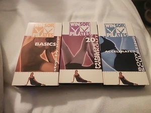 2002 Winsor-Pilates Basic Body Sculpting Workout (3) VHS Tapes Exercise Cardio - Picture 1 of 1