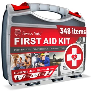 2-in-1 First Aid Kit for Car, Travel & Home, Businesses - Bonus Mini Kit for ... - Picture 1 of 7