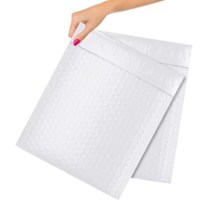 Poly Bubble Mailers 8.5x11 Inch, Pack of 100 White Padded Envelopes - Picture 1 of 8