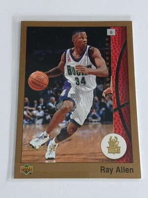 2002-03 Upper Deck UD Authentics Ray Allen */250 Gold #44 Milwaukee Bucks - Image 1 of 2