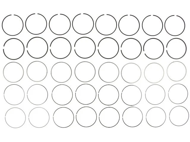 Juego de anillos de pistón Mahle 86BSGD81 para Cadillac CTS 2004 2005 Foto 1 de 1