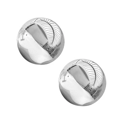  Esfera de jardín reflectante: espejo de bola de observación de acero inoxidable pulido al aire libre Foto 1 de 4