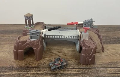 Micro Machines Military Battle Zones Thunder Crossing Near Complete Missing Figs - Image 1 of 4