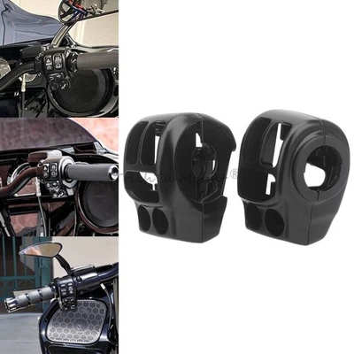 Black Switch Housing Kit Cover For Harley Touring FLHR FLTRX FLHT FLHX CVO 14-22 - Image 1 of 4