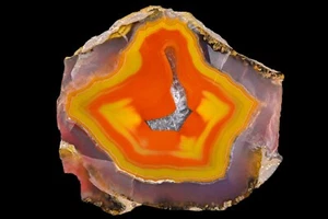 Klasse Achat / Agate aus China with Chromatographie (High Class Mine) @agate_bay - Bild 1 von 5