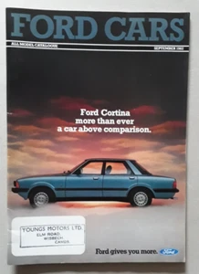 Folleto Ford Range 1982 - XR2 XR3 Crusader Capri / Granada Inyección - Imagen 1 de 11