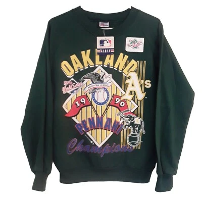 NUEVA Sudadera De Colección Oakland Athletics A's 1990 Serie Mundial Campeones S EE. UU. NUEVA CON ETIQUETAS Foto 1 de 4