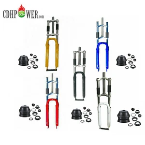 CDHPOWER Bicycle fork 26" Combo-triple tree suspension fork and 1 1/8" Headset - Picture 1 of 51