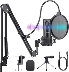 USB Microphone Kit PBKDD, Streaming Podcast PC Cardioid Condenser - Picture 1 of 6