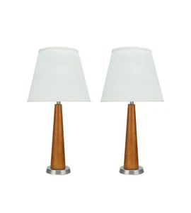 Aspen Creative Wood 40096, Two Pack Set, 25" High Transitional Wooden Table, ... - Picture 1 of 2