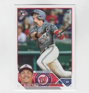 (10) Alex Call 2023 TOPPS UPDATE SERIES ROOKIE LOT #US253 WASHINGTON NATIONALS - Imagen 1 de 1