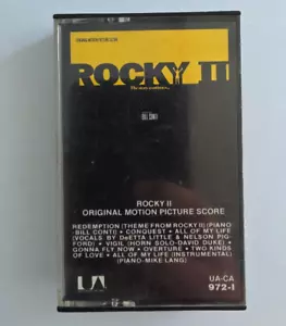Rocky II Cassette Tape Original Motion Picture Soundtrack Various Artists - Foto 1 di 4