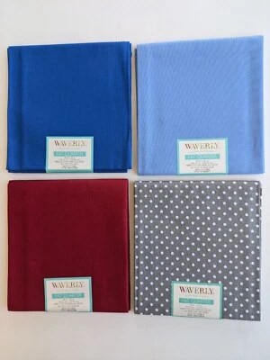WAVERLY FAT QUARTER BUNDLE Lot of 4 100% Cotton 18" X 21"  - Image 1 of 4