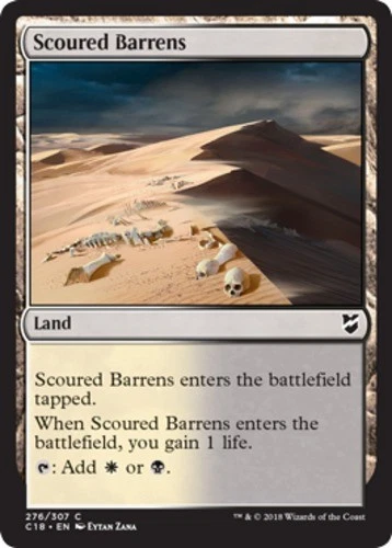 x4 Scoured Barrens MTG Commander 2018 C M/NM, English - Image 1 of 1