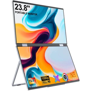 UPERFECT 15,6" 1080P Dual Portable Monitor Für Laptop-Bildschirm Extend Display - Bild 1 von 11