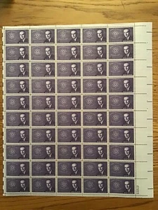 Francobolli Stati Uniti SC# 1200 Brien McMahon, Energia Atomica Comm. 4c foglio di 50 MNH 1962 - Foto 1 di 1