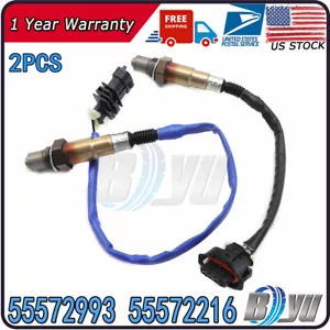Nuevo 2 piezas para Chevrolet Cruze 2011-2015 O2 sensor de oxígeno aguas arriba y aguas abajo EE. UU. - Imagen 1 de 8