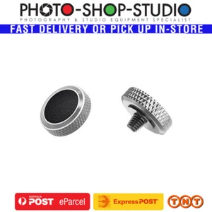 AU *JJC SRB-GR Deluxe Soft Release Button ( Silver & Black) - Picture 1 of 5