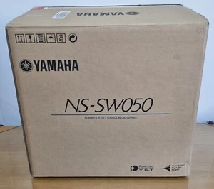 Yamaha NS-SW050 8-Inch Home Home Theatre Subwoofer with Twisted Flare Port BLACK - Picture 1 of 8