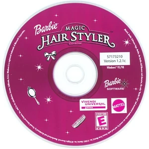 Barbie Magic Hair Styler CD-ROM (PC, 1997)* SOLO DISCO * USADO - Imagen 1 de 2