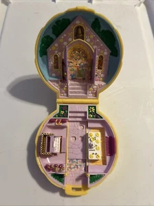 Vintage Polly Pocket Nancy's Wedding Day 1989 Yellow Variation Compact Only - Bild 1 von 3