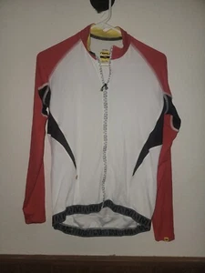 Mavic Ride Better Cycling Jersey Jacket Womens Size M Long Sleeve Red #872 - Picture 1 of 8