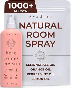 Ayadara Natural Room Spray, Citrus Air Freshener for Home & Office 1000 Spritzes - Picture 1 of 11